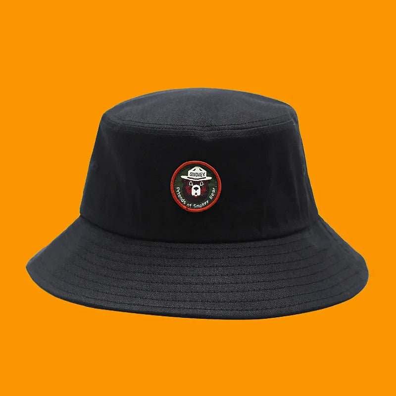 Oversized Cotton Sun Bucket Hat