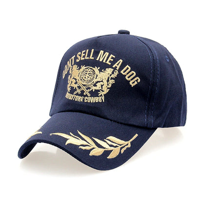Golden Wheat Ear Embroidered Baseball Cap