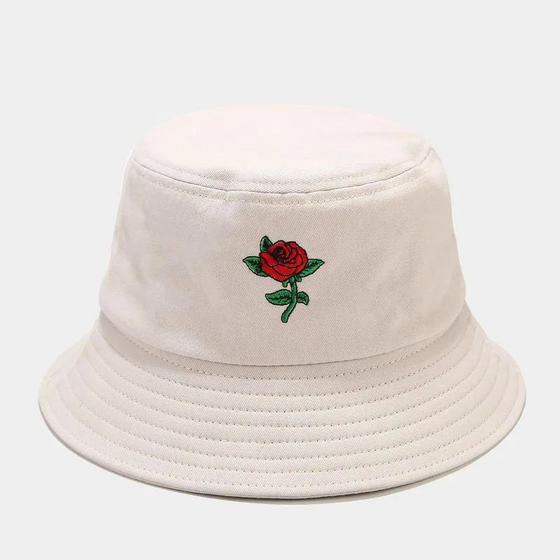 Floral Print Hip Hop Casual Summer Bucket Hat