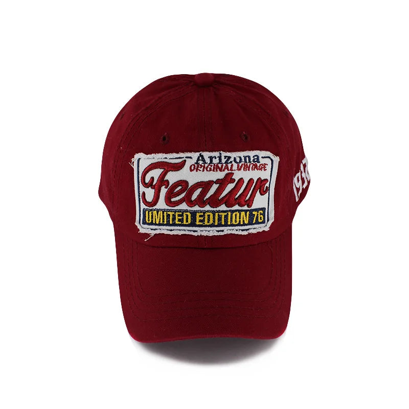 Vintage Embroidered Adjustable Snapback Baseball Cap