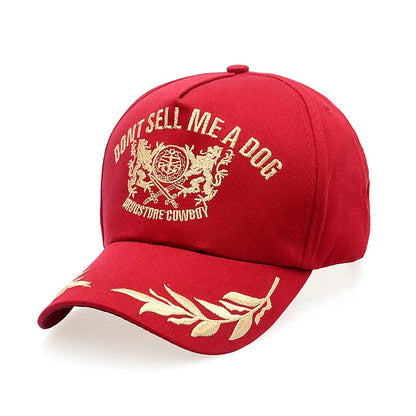 Golden Wheat Ear Embroidered Baseball Cap
