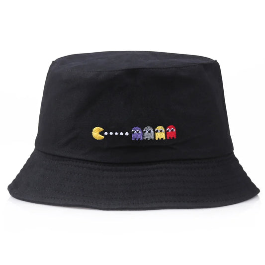 Eat Peas Korean Cartoon Bucket Hat