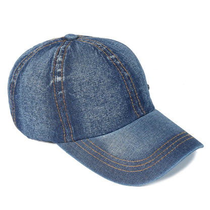 Unisex Vintage Washed Denim Baseball Cap