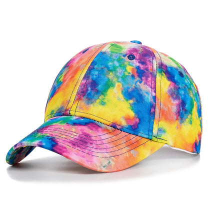 Tie Dye Multicolor Hip Hop Snapback Cap