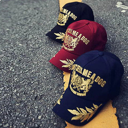 Golden Wheat Ear Embroidered Baseball Cap