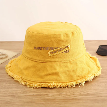 Women Cotton Summer Bucket Hat