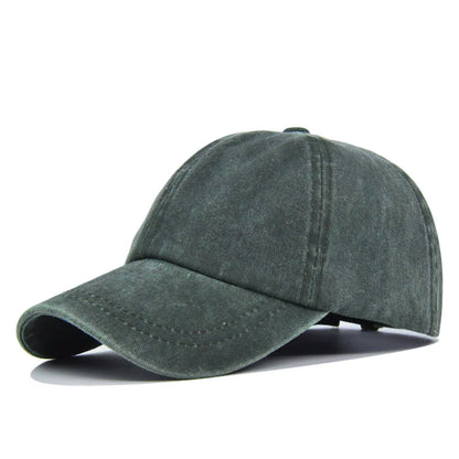 Kids Washed Pure Color Cowboy Baseball Cap
