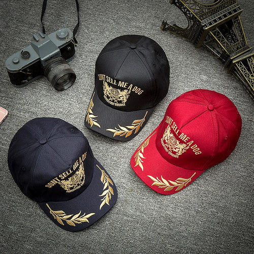 Golden Wheat Ear Embroidered Baseball Cap