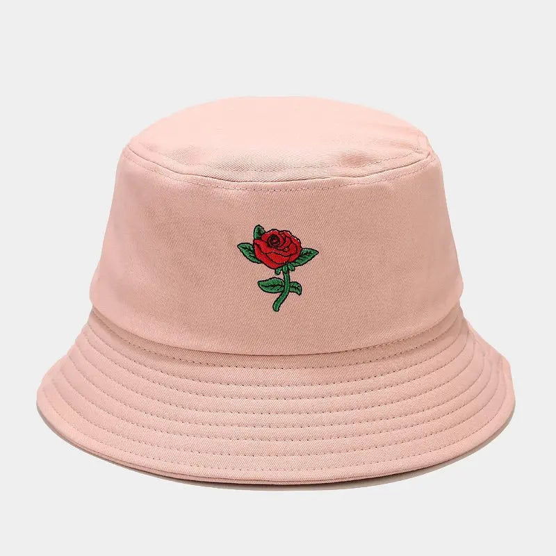 Floral Print Hip Hop Casual Summer Bucket Hat