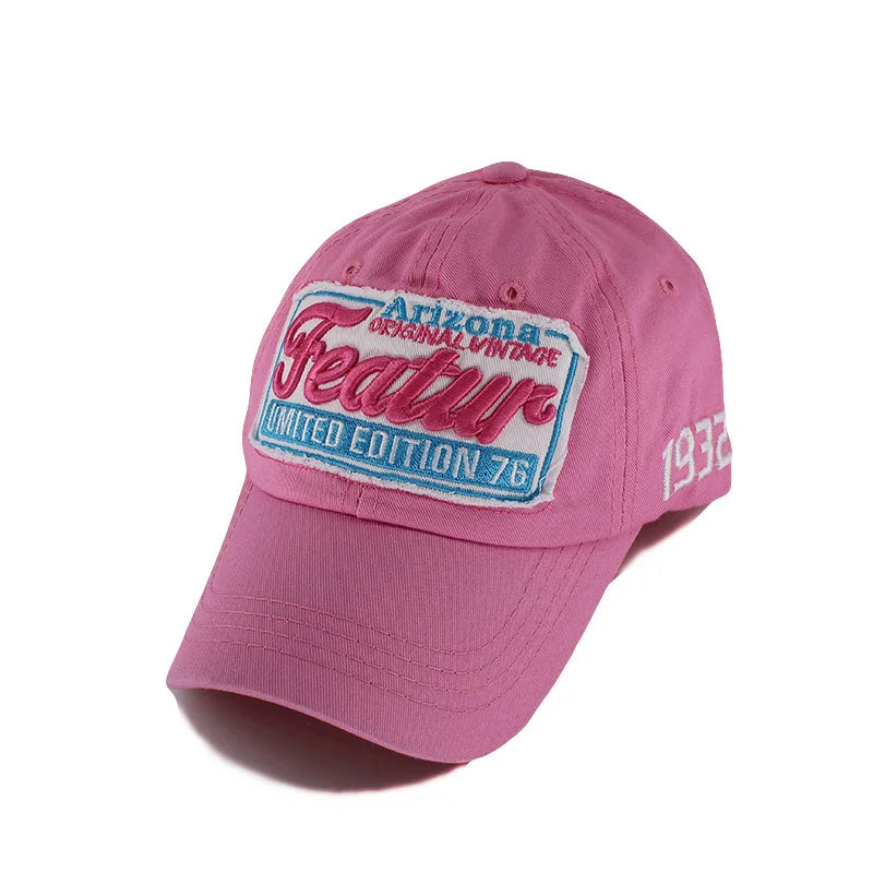 Vintage Embroidered Adjustable Snapback Baseball Cap