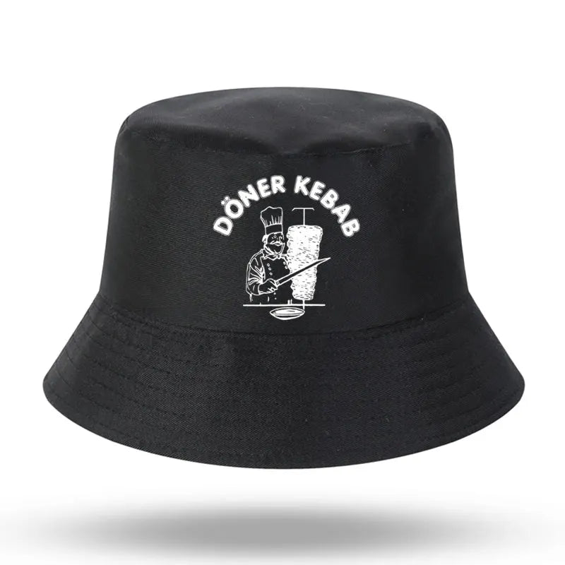 Doner Kebab Print Bucket Hat