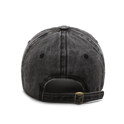 Kids Washed Pure Color Cowboy Baseball Cap