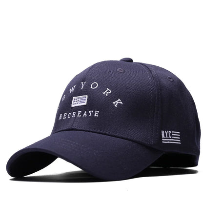Men Fitted Back Closed Baseball Cap