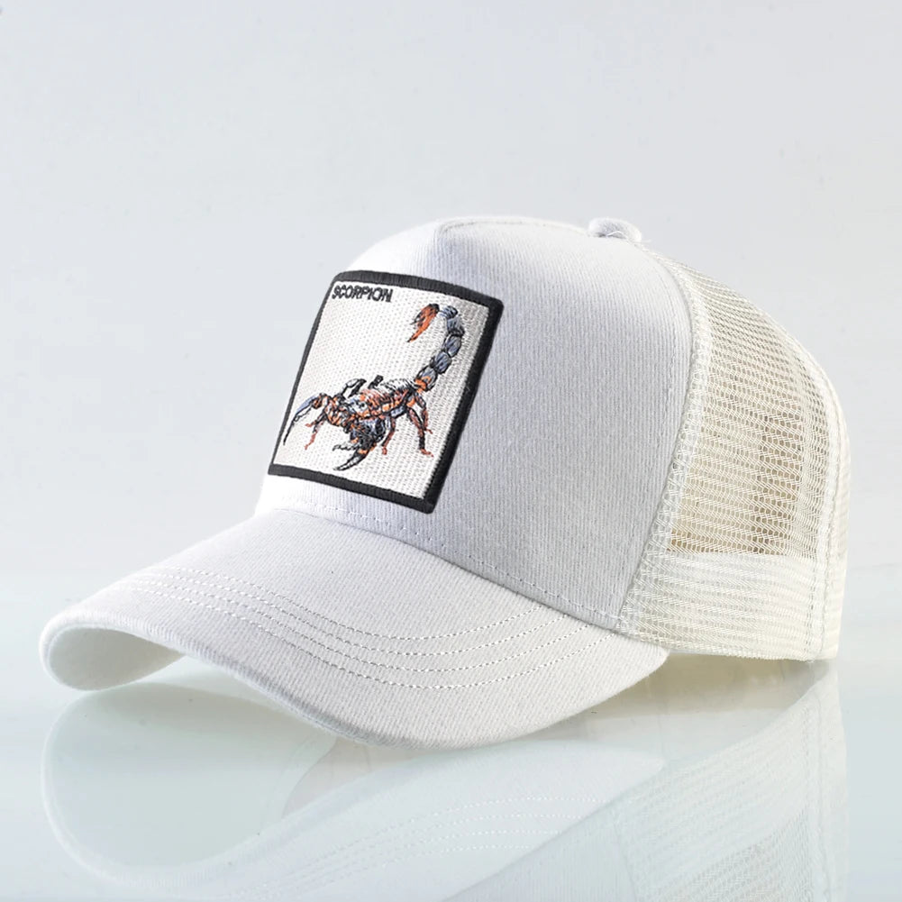 Scorpion Patch Trucker Cap Unisex