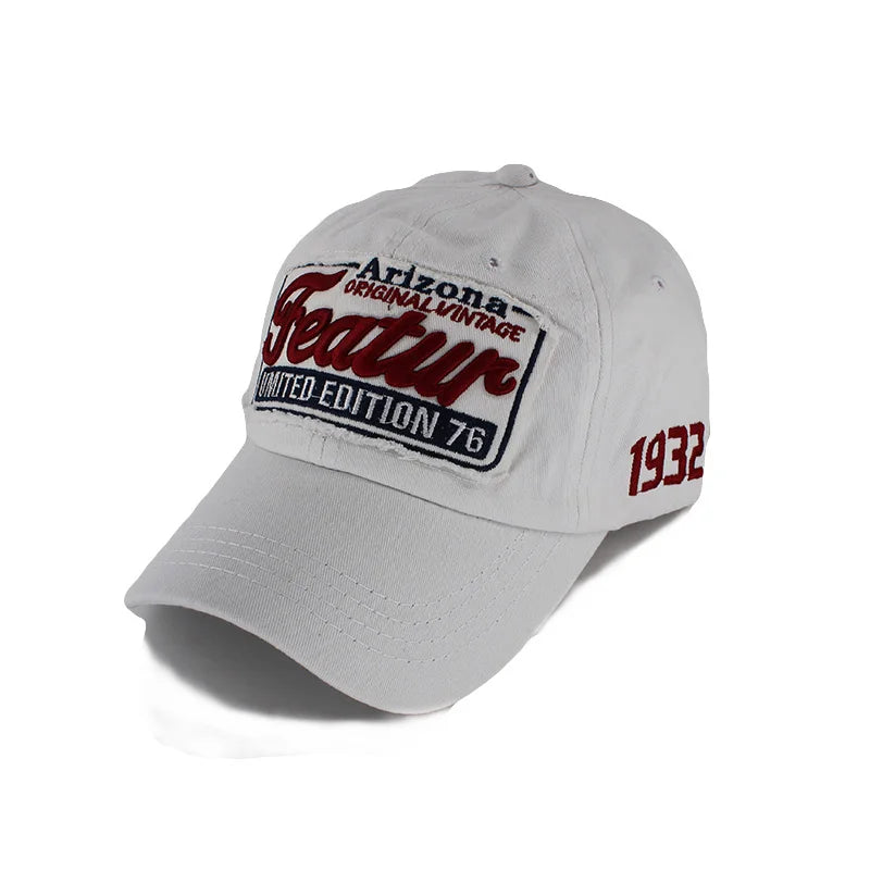 Vintage Embroidered Adjustable Snapback Baseball Cap