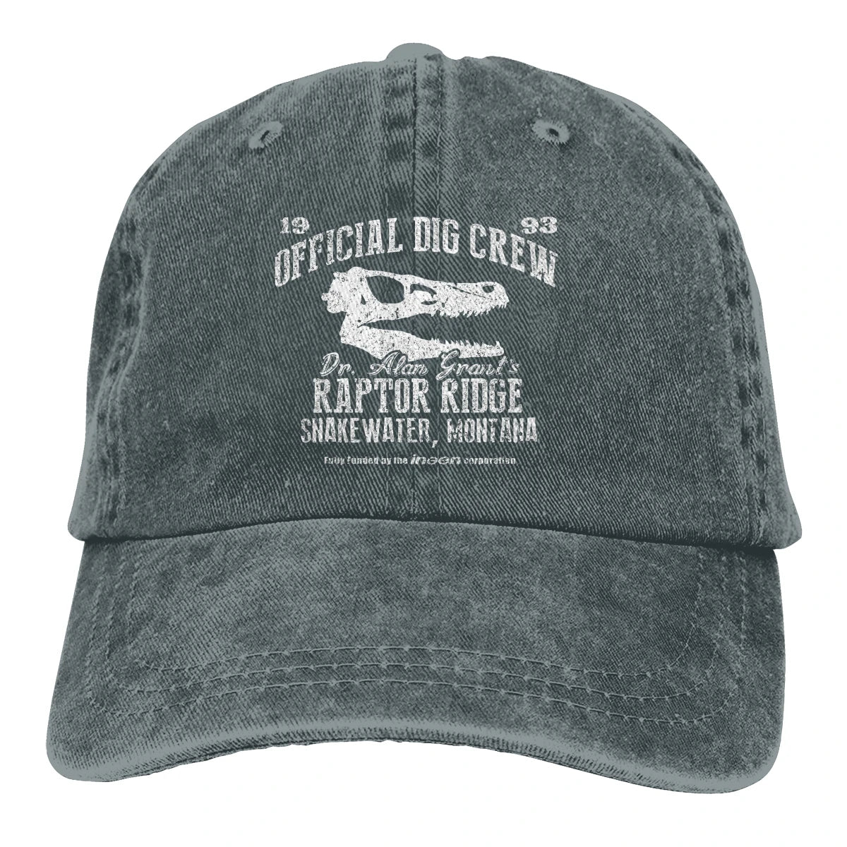 Raptor Ridge Jurassic Park Snapback Baseball Cap
