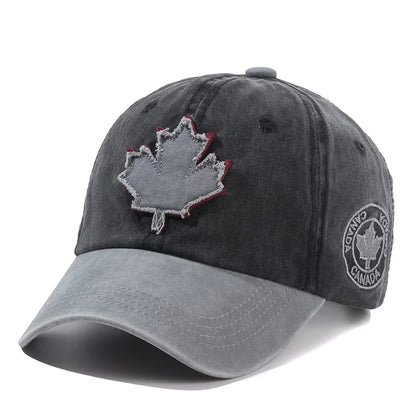Unisex Washed Cotton Vintage Cap Canada Big