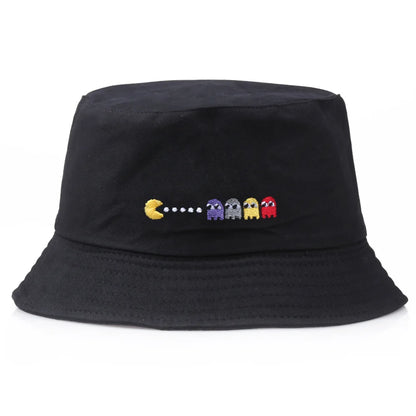 Eat Peas Korean Cartoon Bucket Hat
