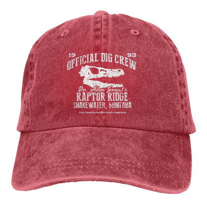 Raptor Ridge Jurassic Park Snapback Baseball Cap