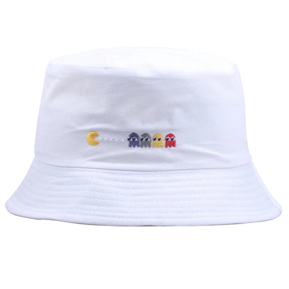 Eat Peas Korean Cartoon Bucket Hat