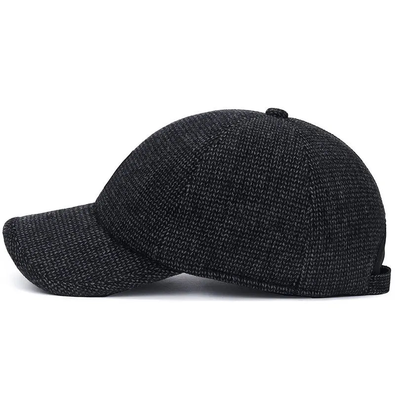 Thick Warm Earflap Baseball Cap