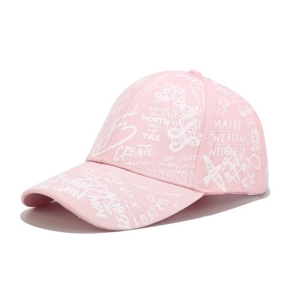 Unisex Korean Graffiti Streetwear Baseball Cap
