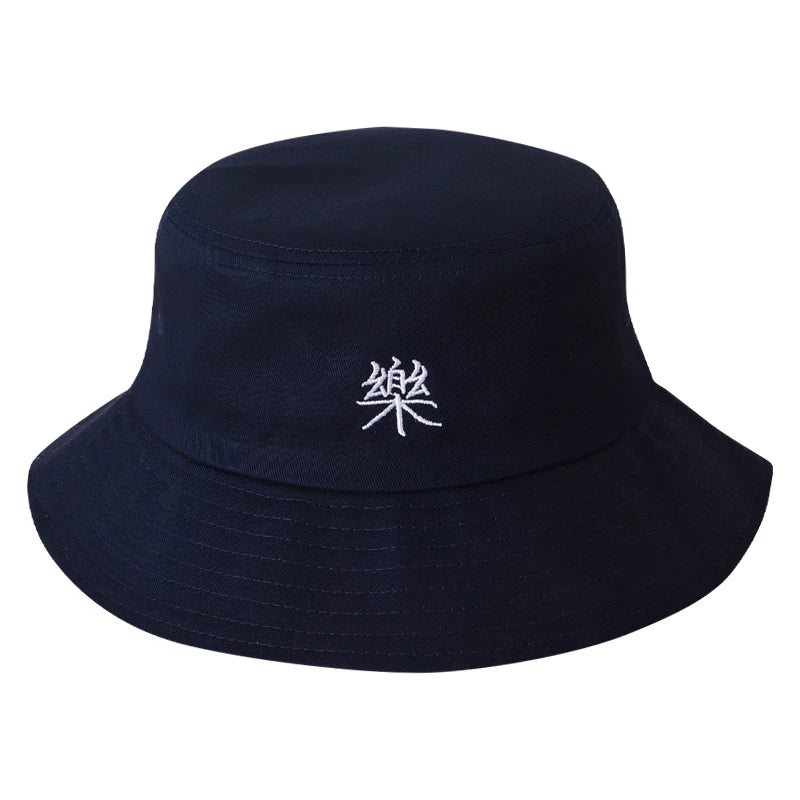 Oversized Cotton Sun Bucket Hat