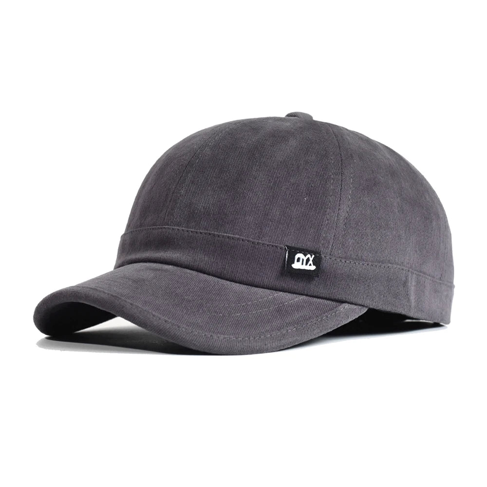 Unisex Vintage Short Brim Baseball Cap