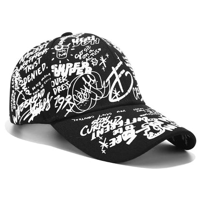 Unisex Korean Graffiti Streetwear Baseball Cap