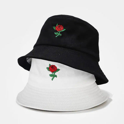 Floral Print Hip Hop Casual Summer Bucket Hat