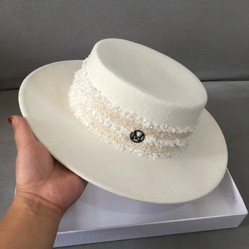 New England Wide Brim Wool Bucket Hat