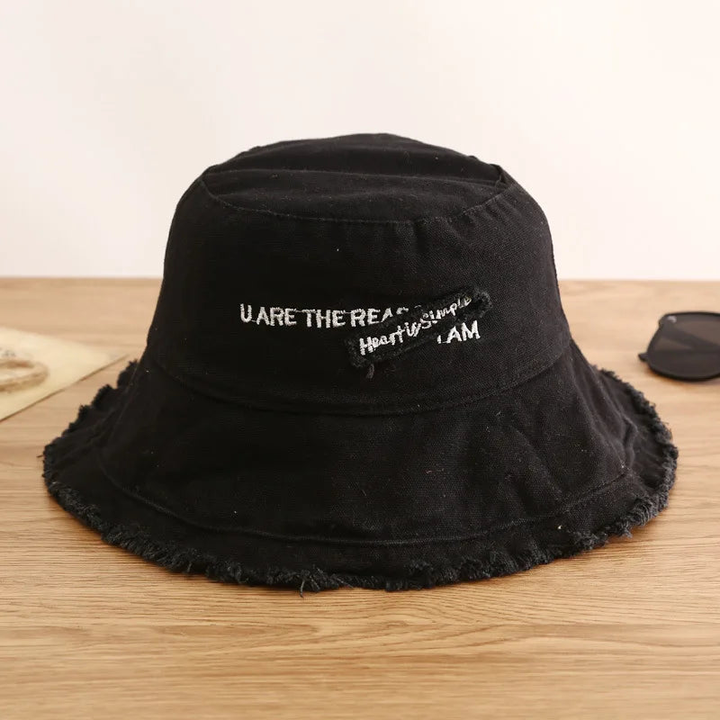 Women Cotton Summer Bucket Hat