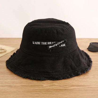 Women Cotton Summer Bucket Hat