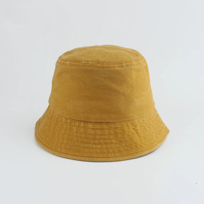 Kids Washed Denim Sun Bucket Hat
