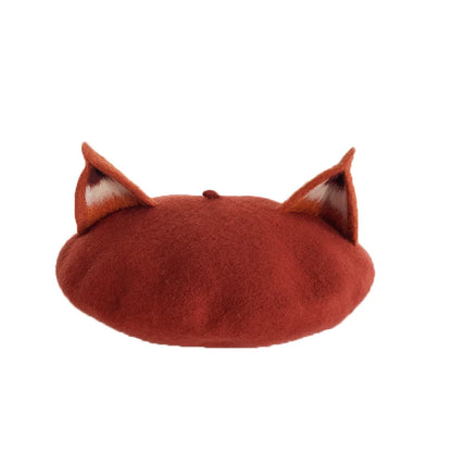 Women Fox Ears Summer Sun Bucket Hat