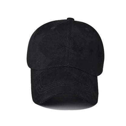 Stylish Green Orange Suede Baseball Cap