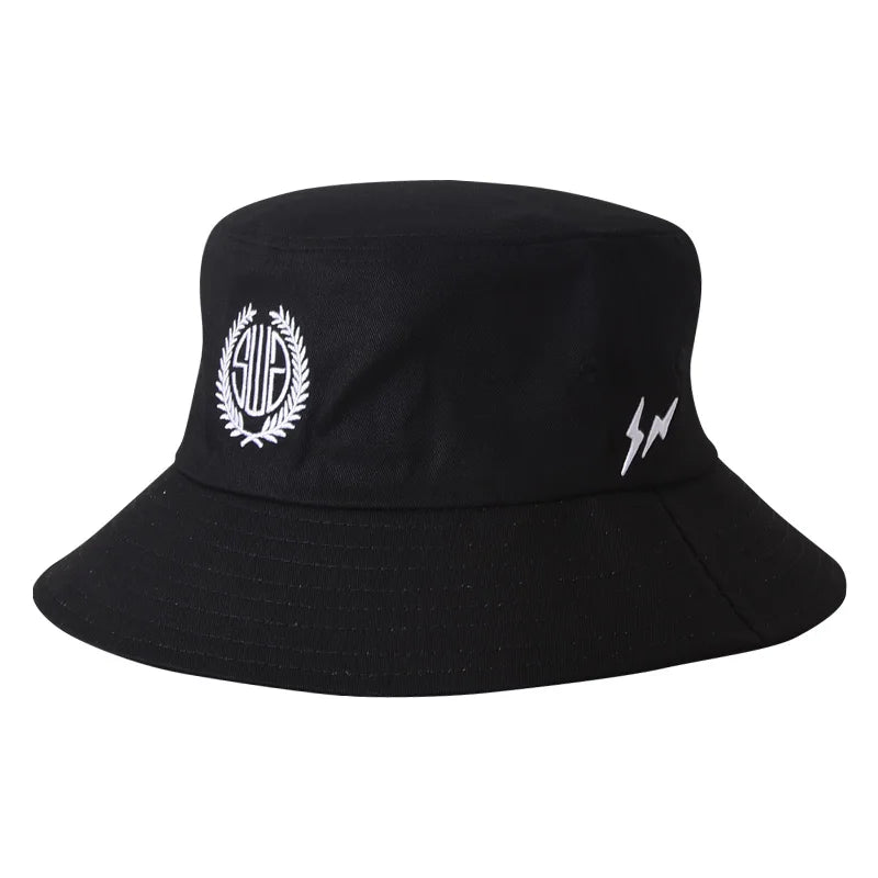 Oversized Cotton Sun Bucket Hat