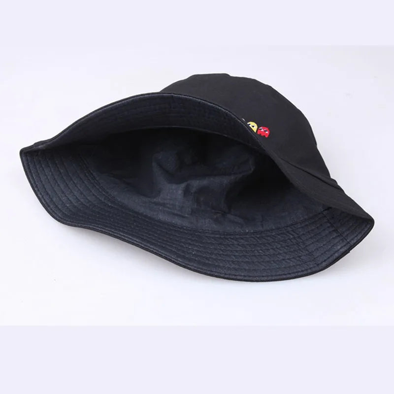 Eat Peas Korean Cartoon Bucket Hat