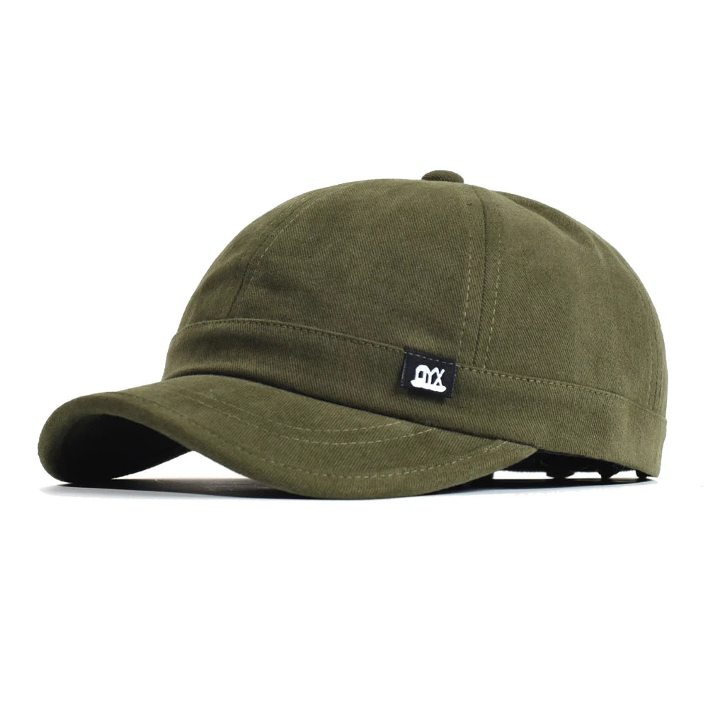 Unisex Vintage Short Brim Baseball Cap