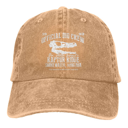 Raptor Ridge Jurassic Park Snapback Baseball Cap