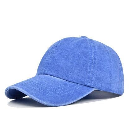 Kids Washed Pure Color Cowboy Baseball Cap