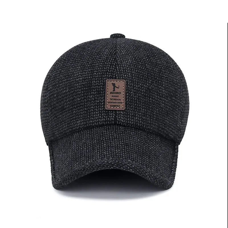 Thick Warm Earflap Baseball Cap