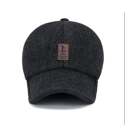 Thick Warm Earflap Baseball Cap