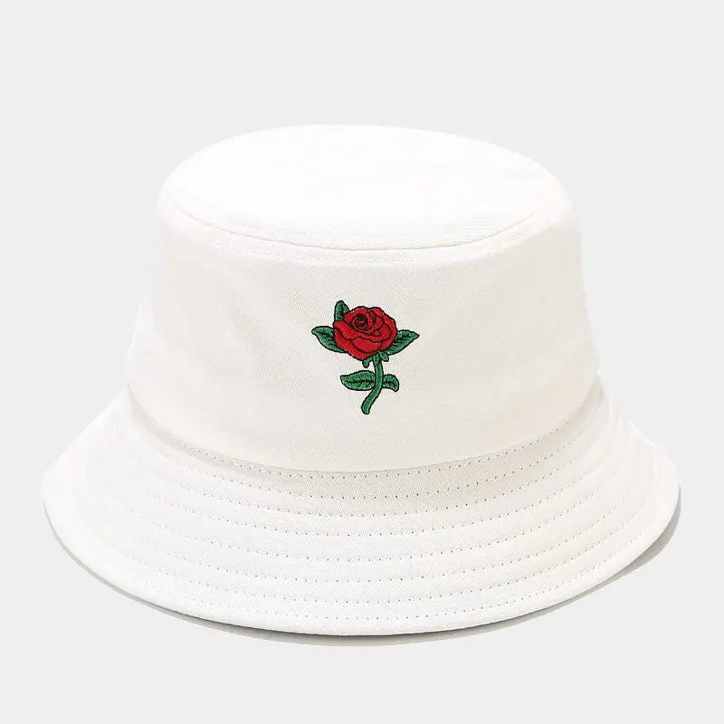 Floral Print Hip Hop Casual Summer Bucket Hat