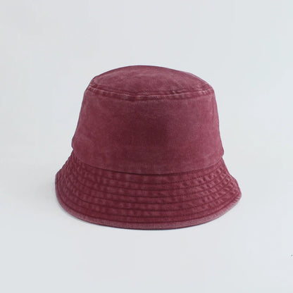 Kids Washed Denim Sun Bucket Hat