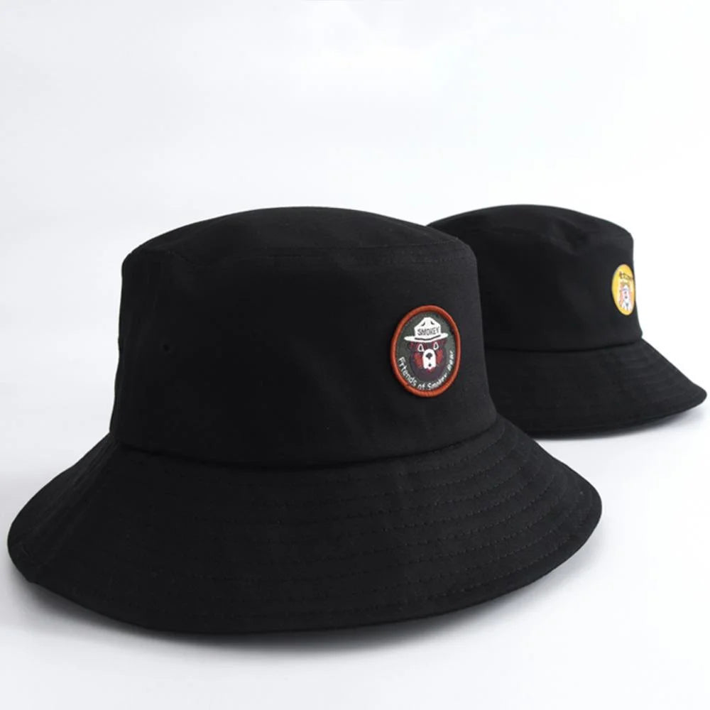Oversized Cotton Sun Bucket Hat