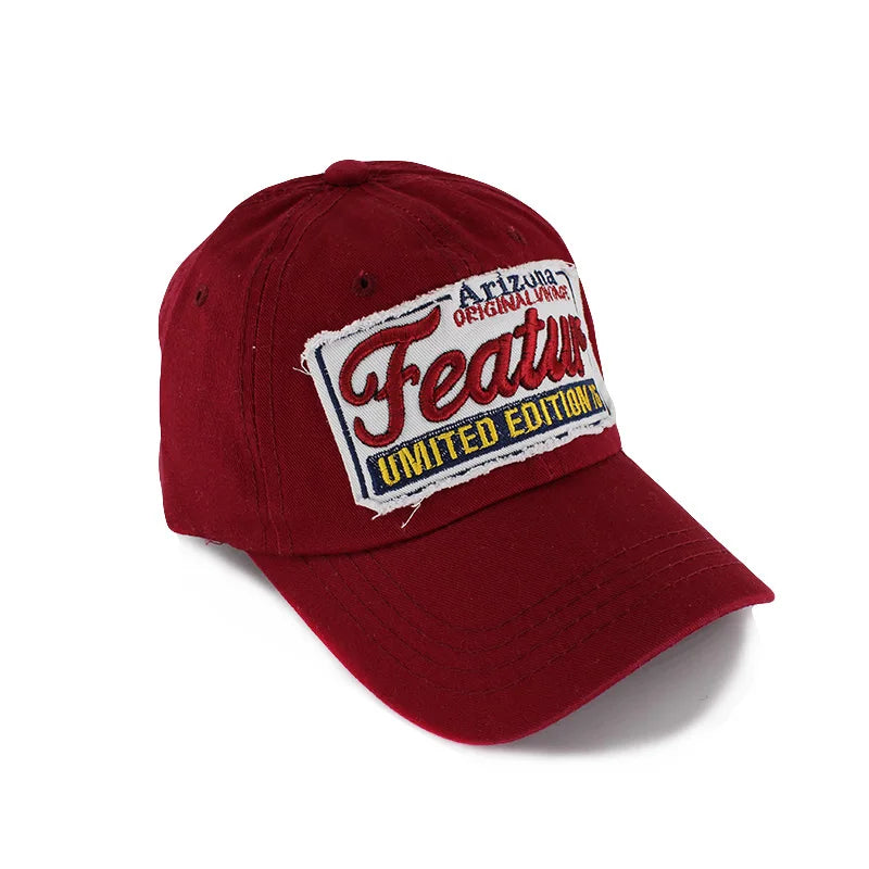 Vintage Embroidered Adjustable Snapback Baseball Cap