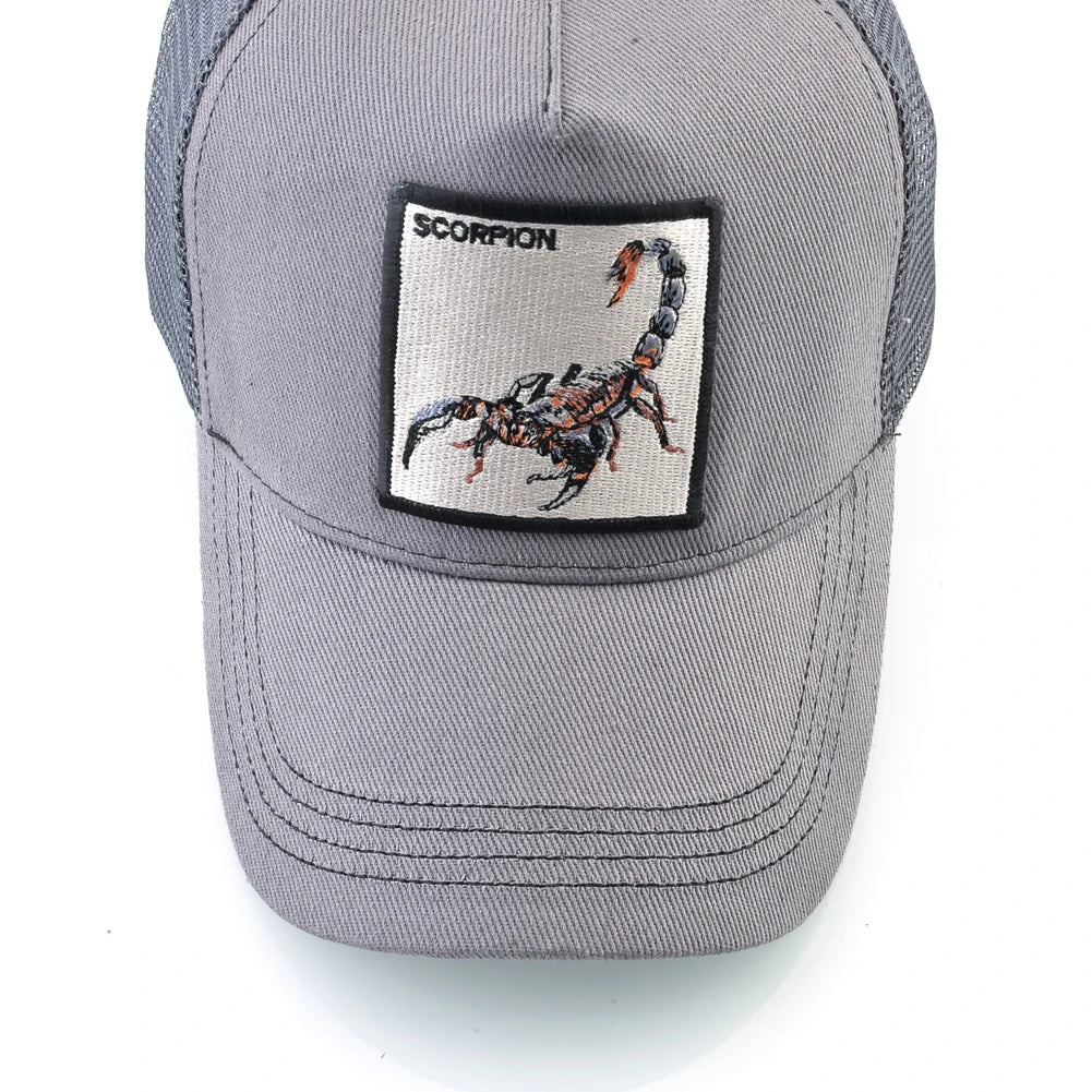 Scorpion Patch Trucker Cap Unisex