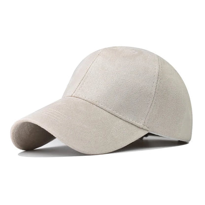 Stylish Green Orange Suede Baseball Cap