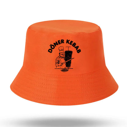 Doner Kebab Print Bucket Hat